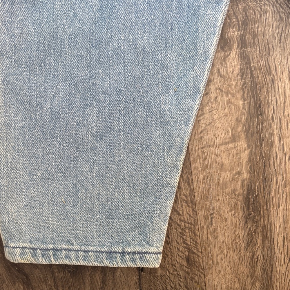 Minnie Mouse garden Disney Light Blue Denim Kids Overalls vintage wide leg 3T - Picture 5 of 9